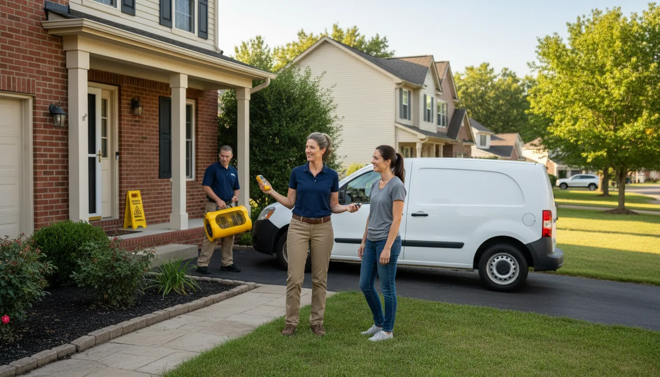 Water restoration image for Water Damage & Restoration Services in Ellendale, TN